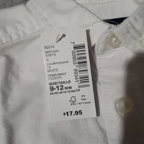 The Childrens Place Long Sleeve NEW 9-12 mths - Picture 3 of 9